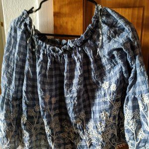 Band Crush women's hippy blouse 80% rayon 20% cotton